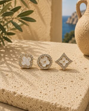 Amalfi Trio Studs