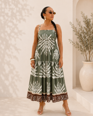 Ischia Printed Maxi Dress