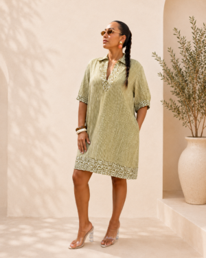 Wild Capri Tunic in Olive