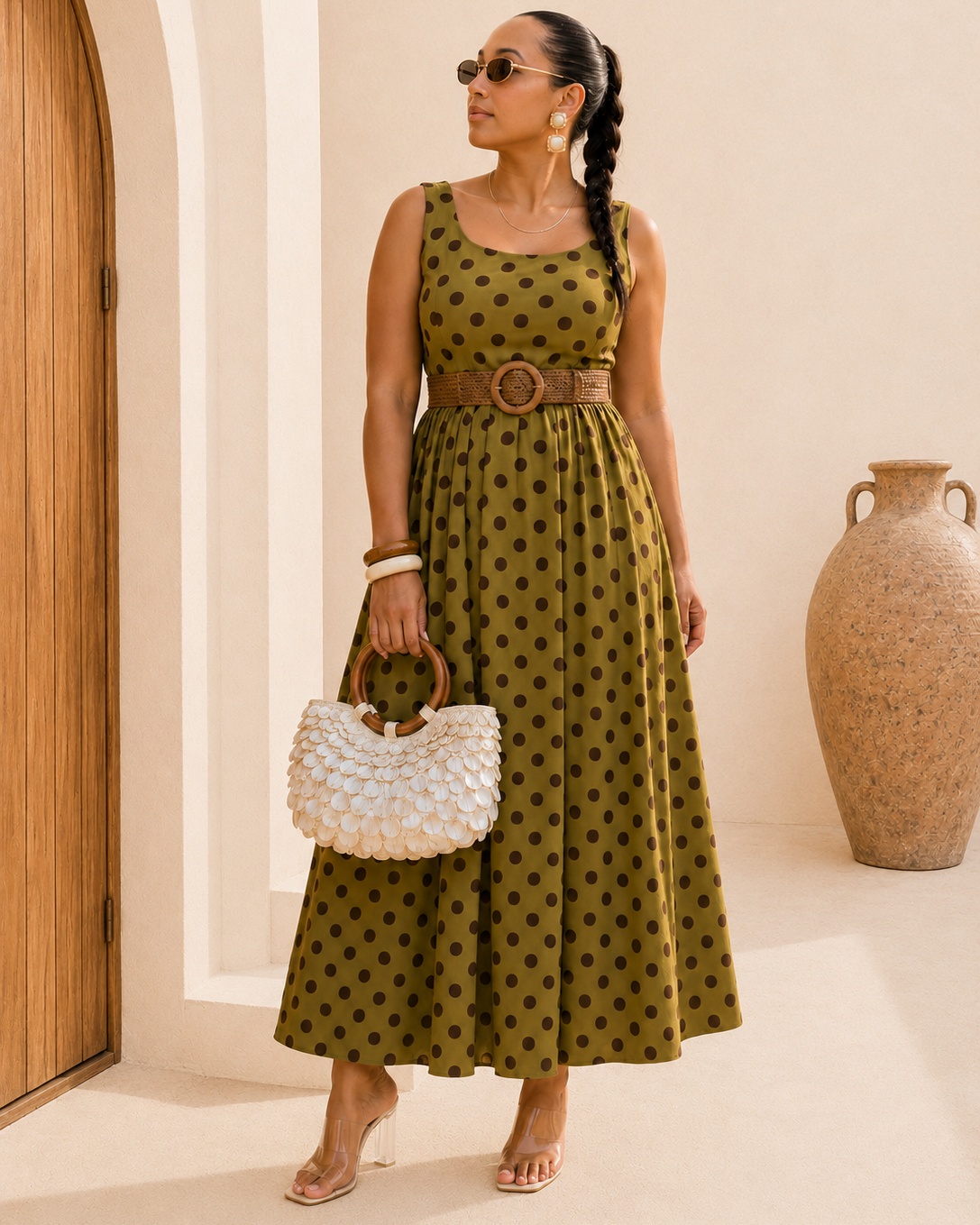 Portofino Polka Dot Dress